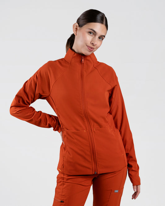 MID JACKET MUJER TERRACOTA