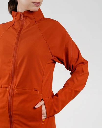 MID JACKET MUJER TERRACOTA