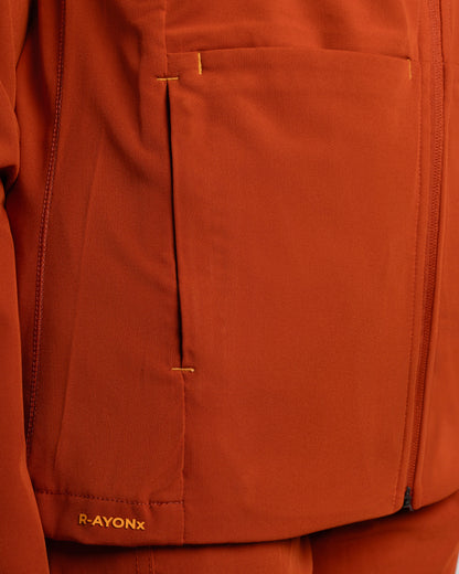 MID JACKET MUJER TERRACOTA