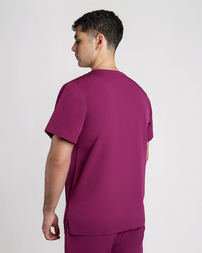 TOP HOMBRE DYNAMIC BURDEO - CUELLO RIB