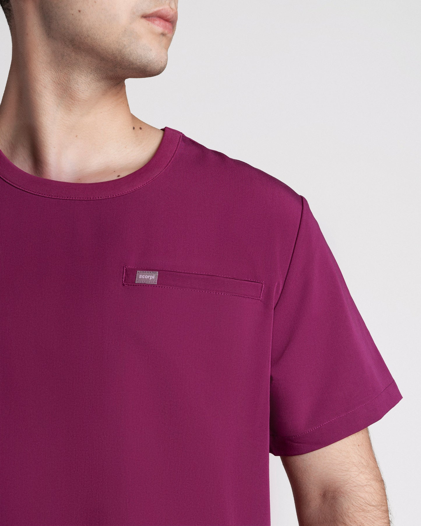 TOP HOMBRE DYNAMIC BURDEO - CUELLO RIB