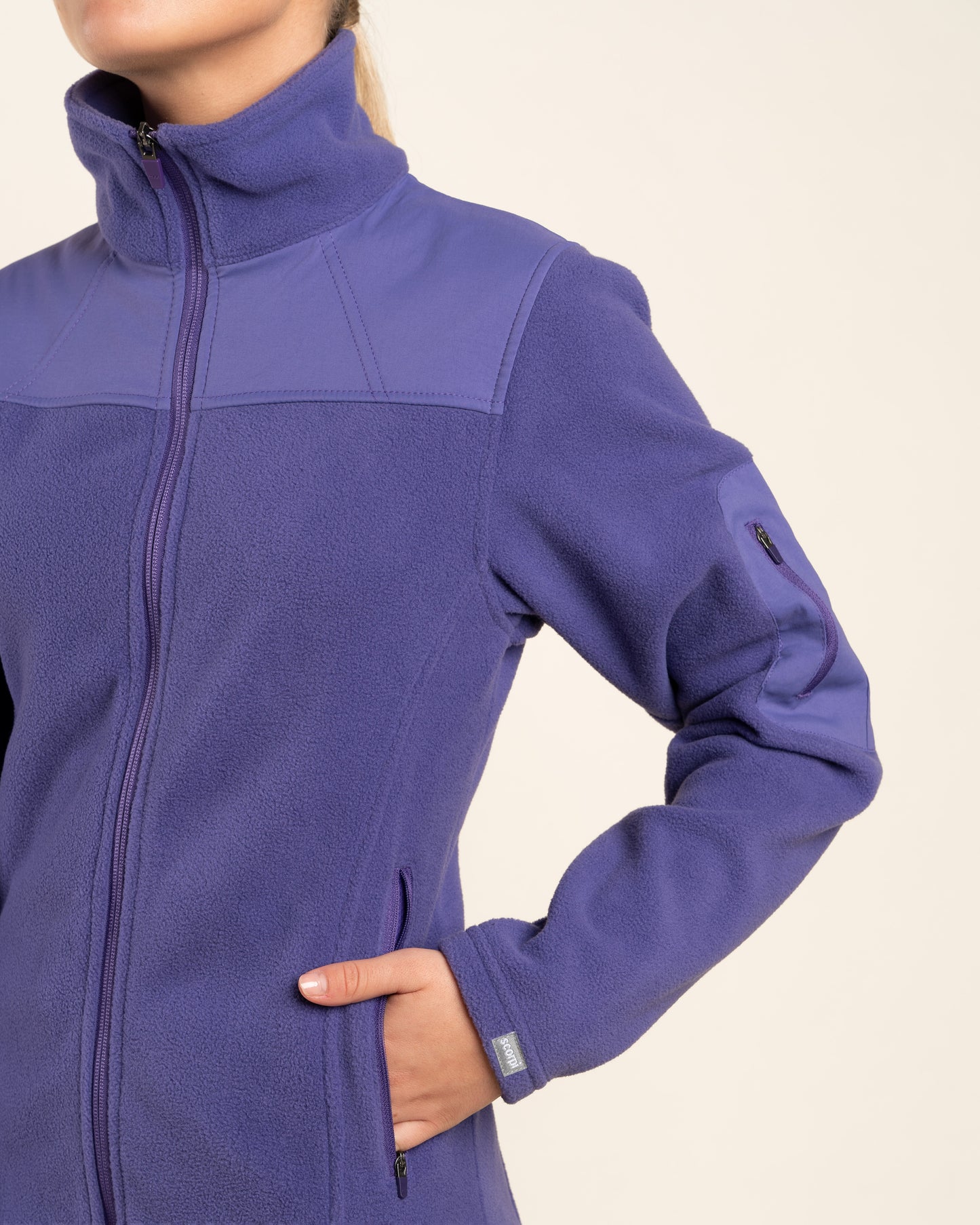 POLAR MICROFLEECE MUJER MORADO