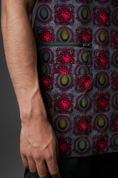 TOP HOMBRE PRINT GOT TARGARYEN