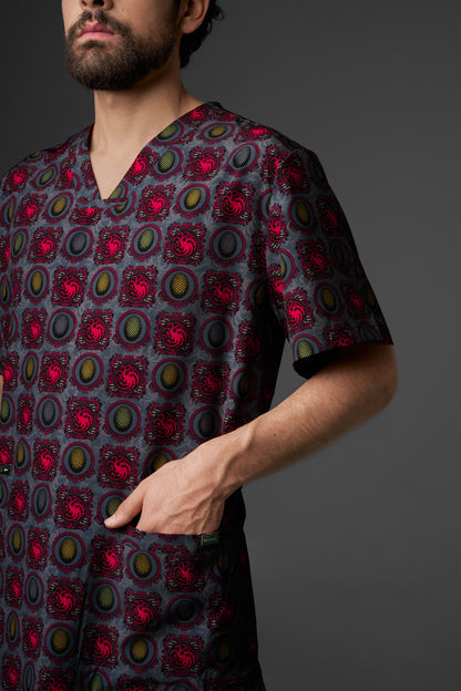 TOP HOMBRE PRINT GOT TARGARYEN