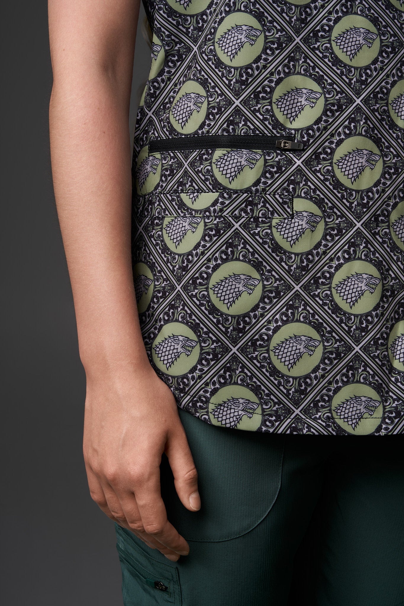 TOP MUJER PRINT GOT STARK