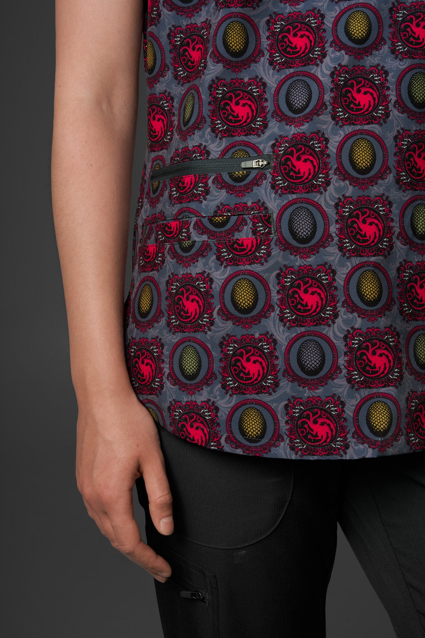 TOP MUJER PRINT GOT TARGARYEN