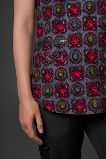 TOP MUJER PRINT GOT TARGARYEN
