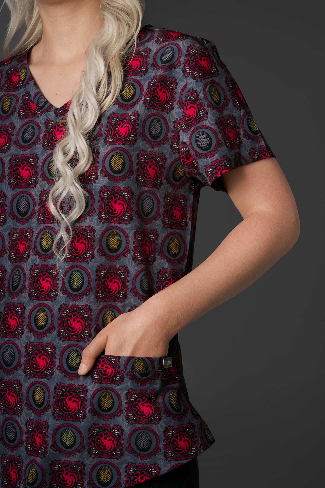 TOP MUJER PRINT GOT TARGARYEN