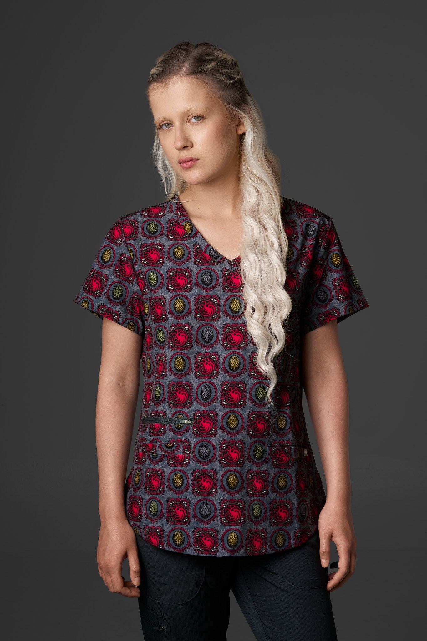 TOP MUJER PRINT GOT TARGARYEN