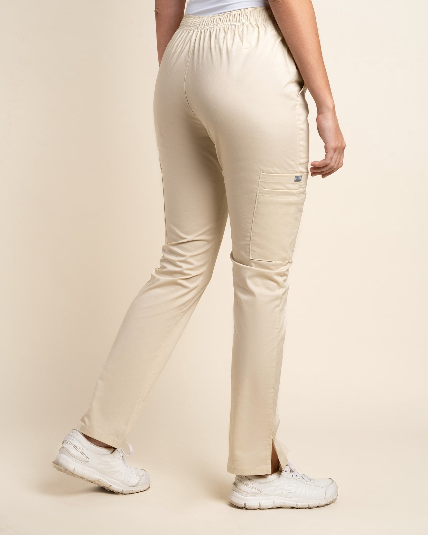 PANTALÓN MUJER WORK BEIGE