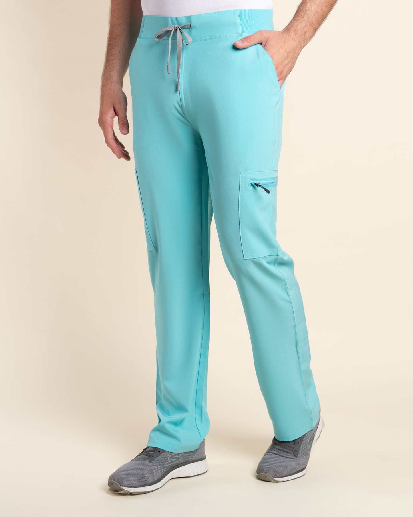 PANTALÓN HOMBRE SPORT STRETCH TURQUESA