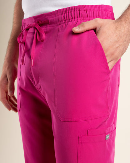 PANTALÓN HOMBRE COMFORT FUCSIA