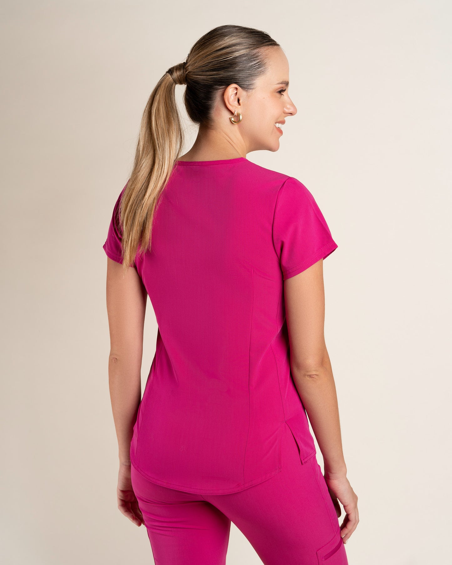 TOP MUJER COMFORT FUCSIA