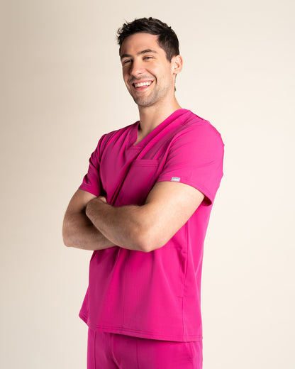 TOP HOMBRE COMFORT FUCSIA