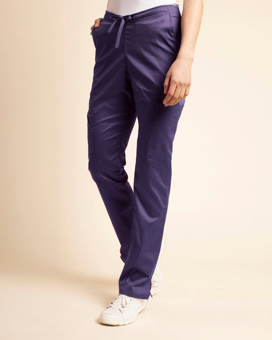 PANTALÓN MUJER WORK MORADO