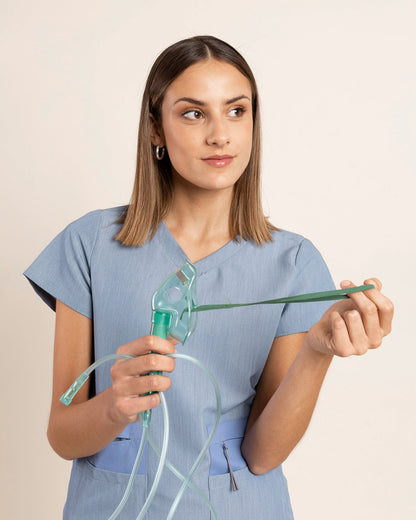 TOP MUJER ADVANCE SKY BLUE