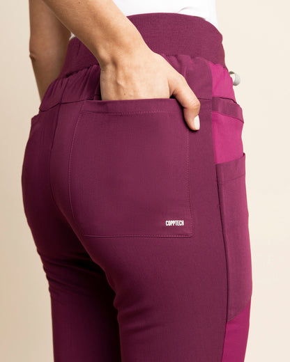 PANTALÓN MUJER ADVANCE BURDEO