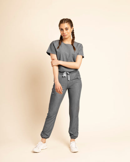TOP MUJER ACTIVE COOL GREY
