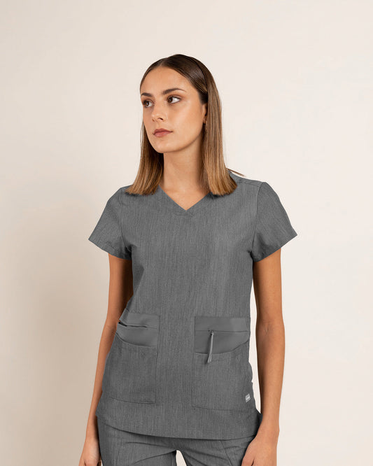 TOP MUJER ADVANCE COOL GREY