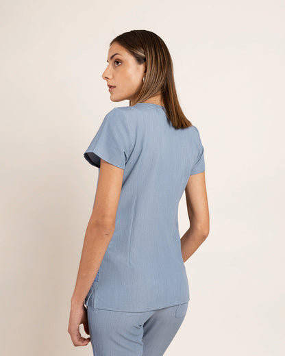 TOP MUJER ADVANCE SKY BLUE