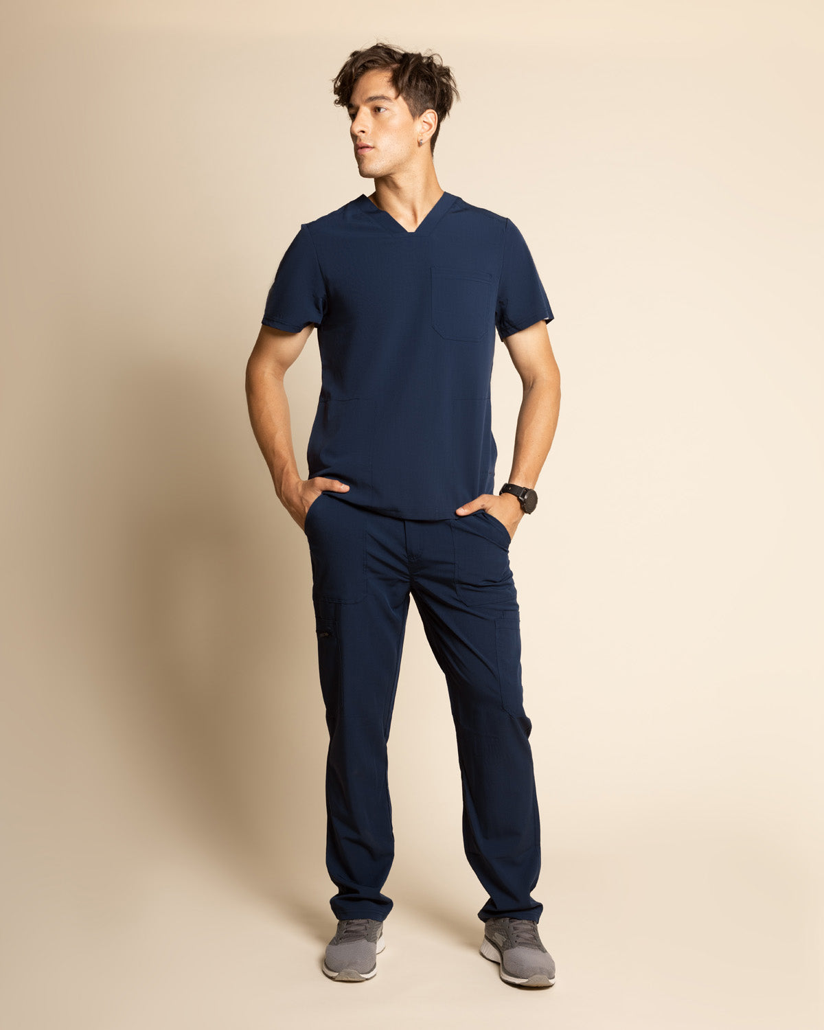 PANTALON HOMBRE COMFORT AZUL MARINO