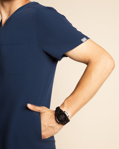 TOP HOMBRE COMFORT AZUL MARINO