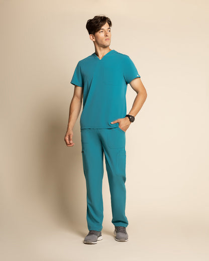 PANTALON HOMBRE COMFORT TEAL BLUE