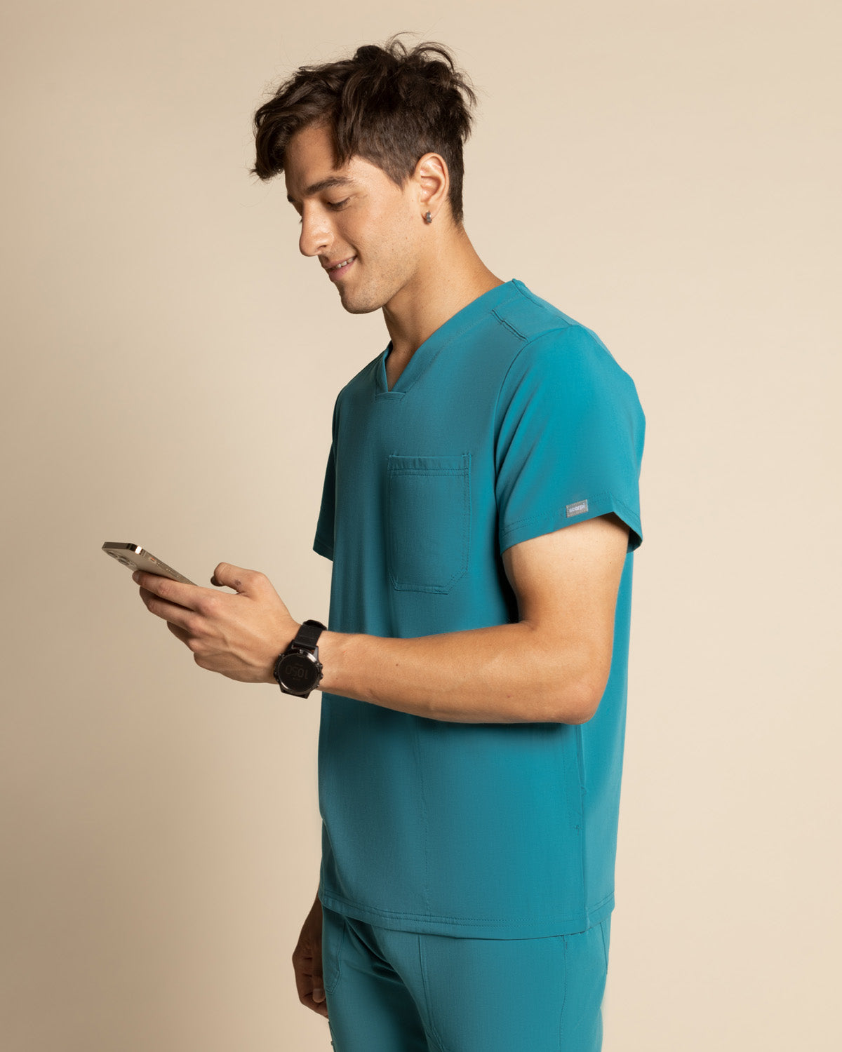 TOP HOMBRE COMFORT TEAL BLUE