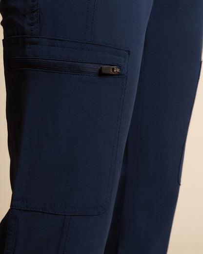 PANTALON MUJER COMFORT AZUL MARINO
