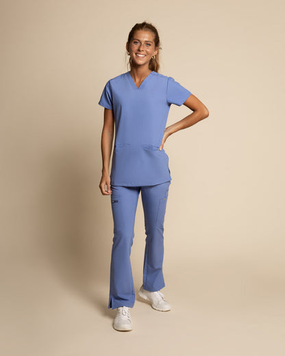 PANTALON MUJER DROP FENCE CELESTE