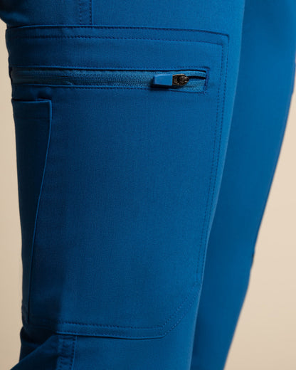 PANTALON MUJER DROP FENCE AZUL REY