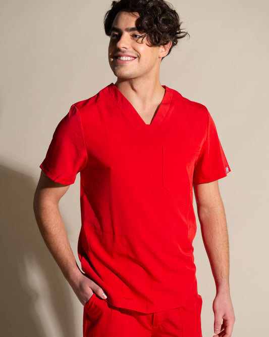 TOP HOMBRE COMFORT ROJO