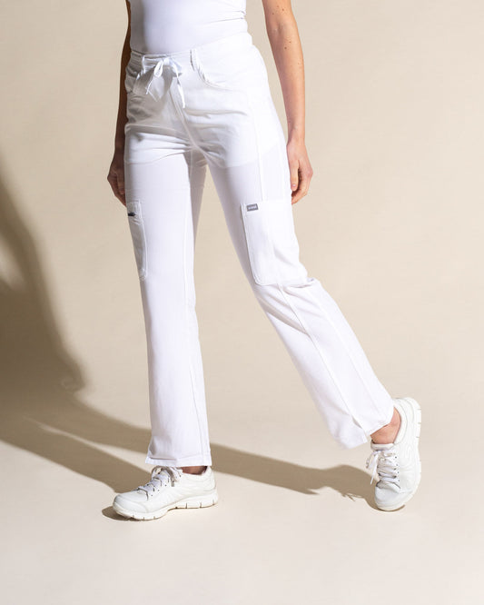 PANTALON MUJER COMFORT BLANCO