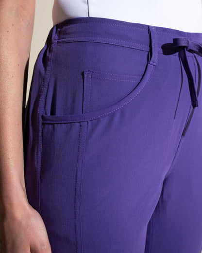 PANTALON MUJER COMFORT MORADO