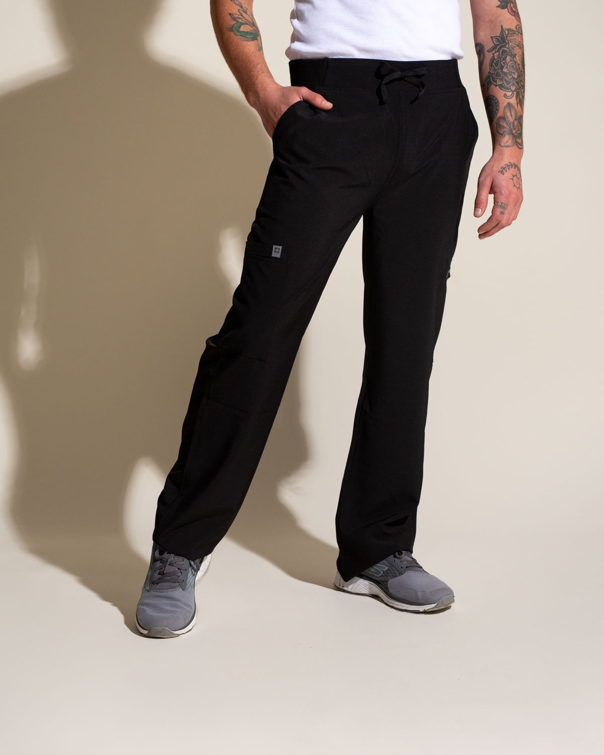 PANTALON HOMBRE SPORT STRETCH NEGRO