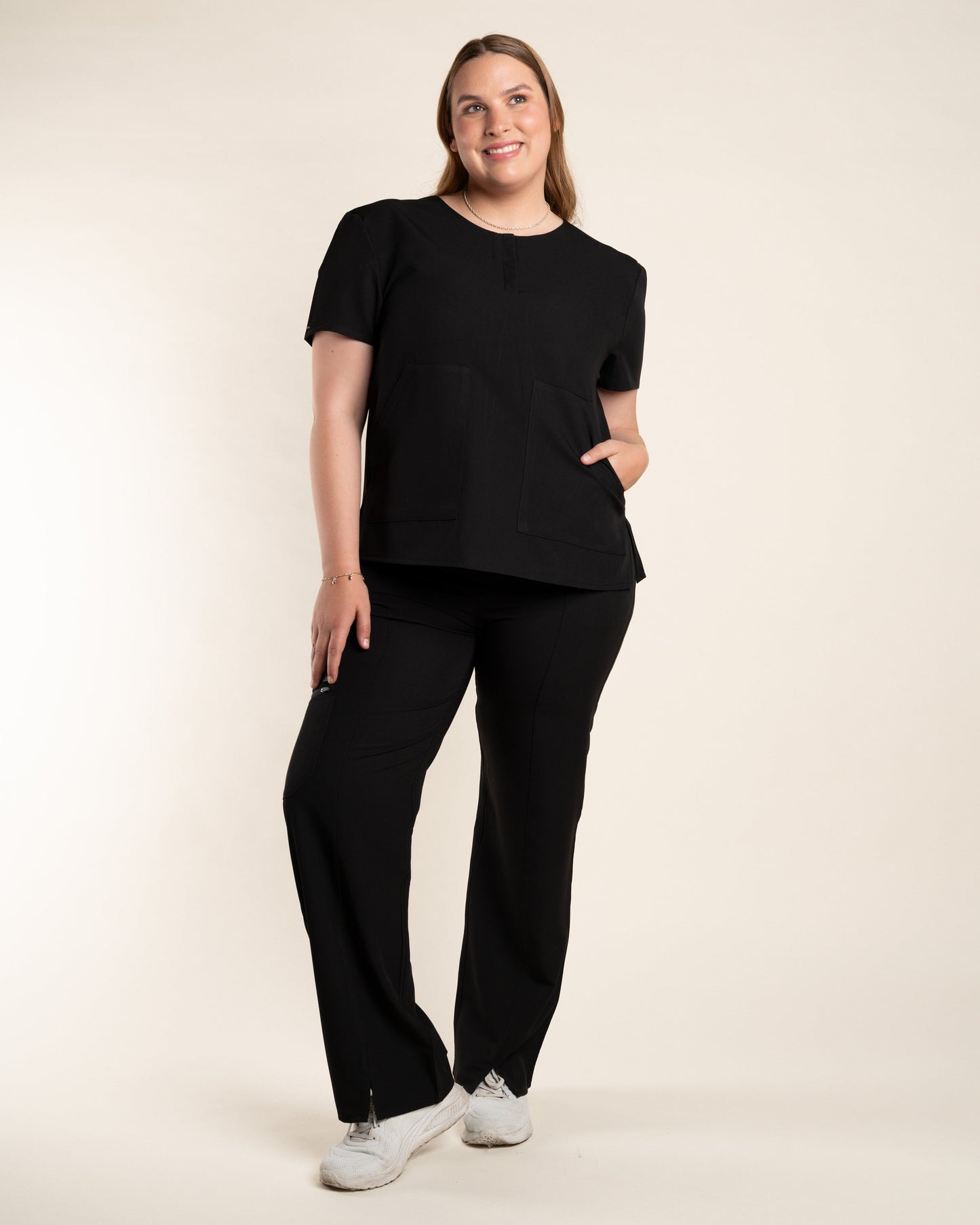 TOP MUJER CURVE NEGRO