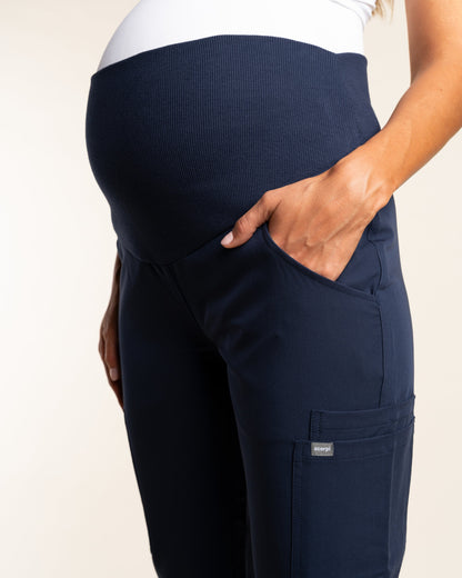PANTALÓN MUJER MOM'S MARINO