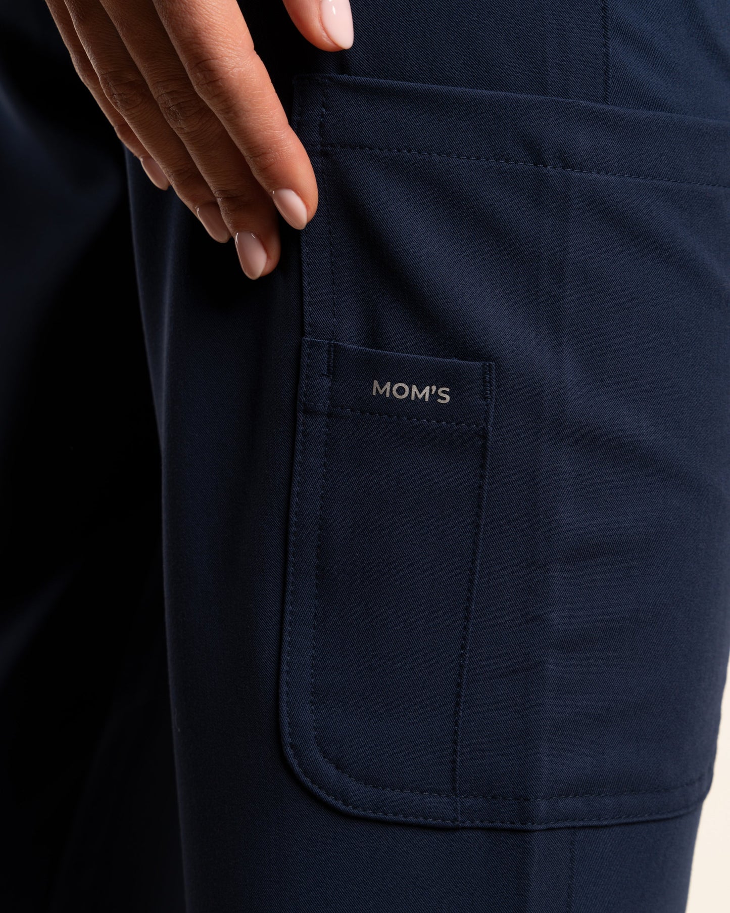 PANTALÓN MUJER MOM'S MARINO