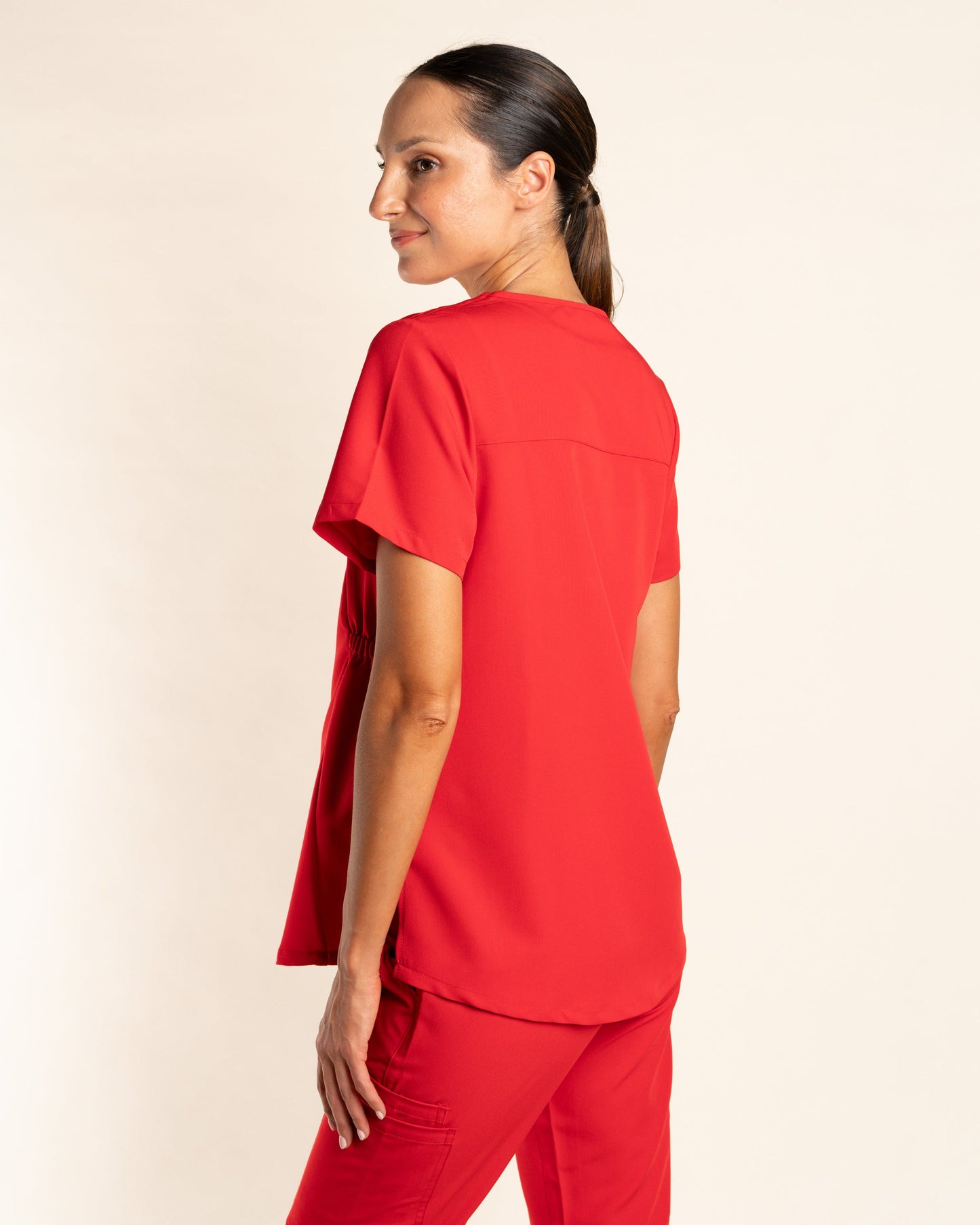 TOP MUJER MOM'S ROJO