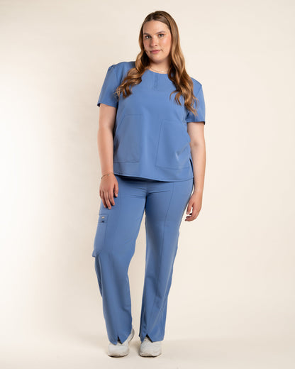 TOP MUJER CURVE CELESTE