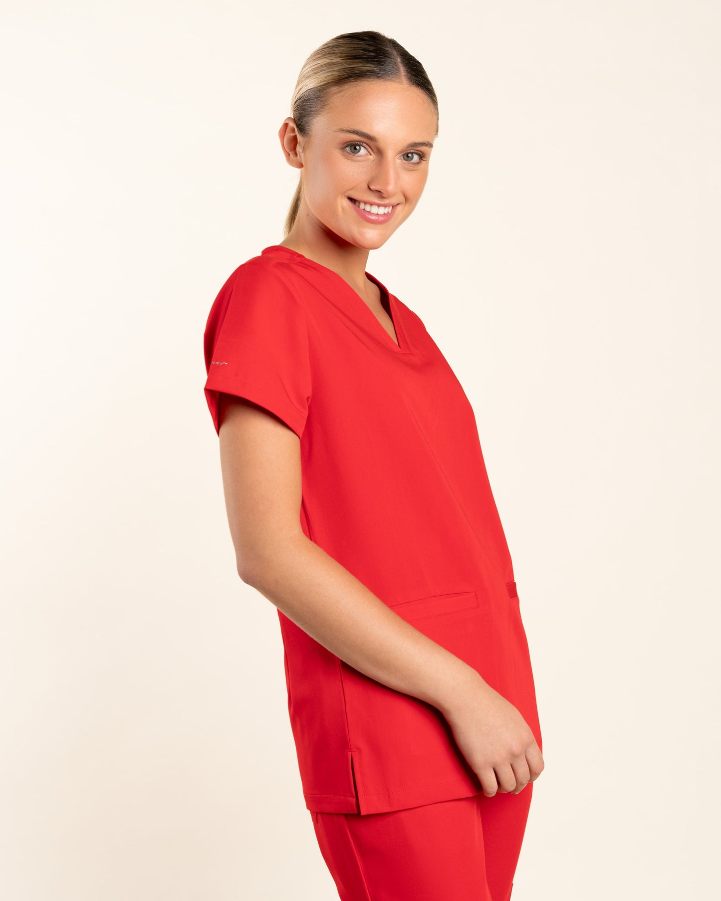 TOP MUJER AQUA ROJO