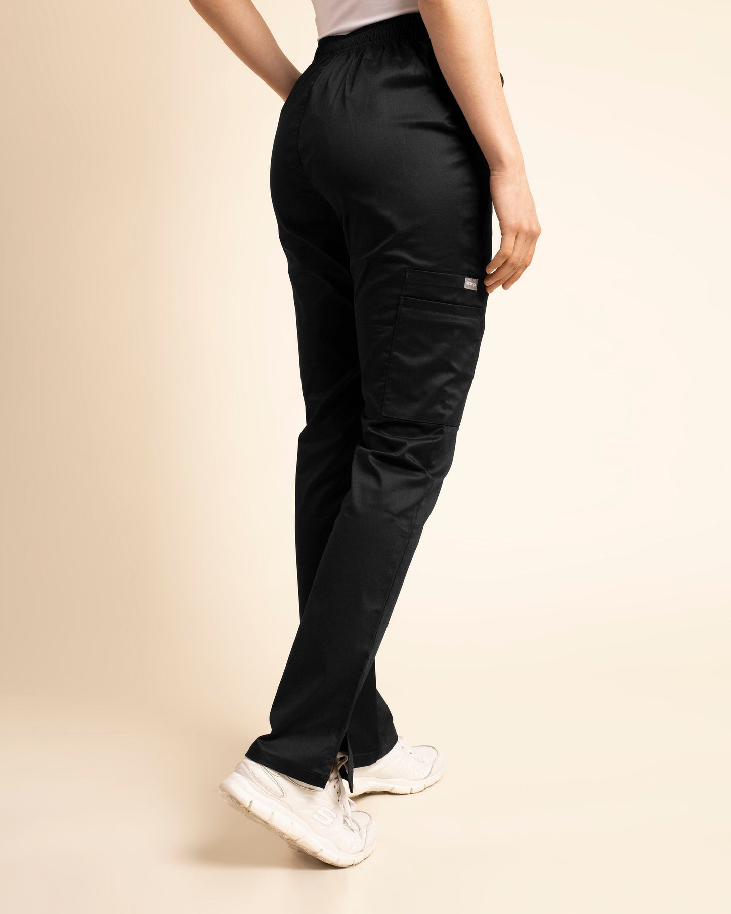 PANTALÓN MUJER WORK NEGRO