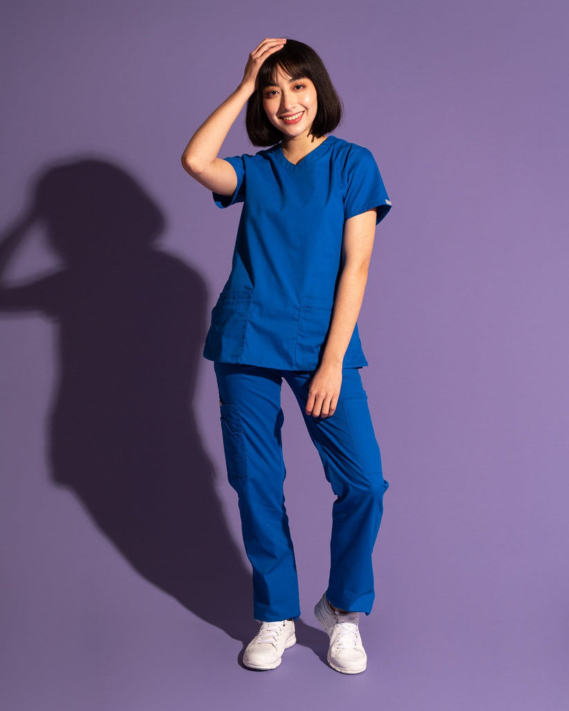 Pantalón Mujer Azul Rey | Uniformes Clínicos | Scorpi Basics – INN Brands