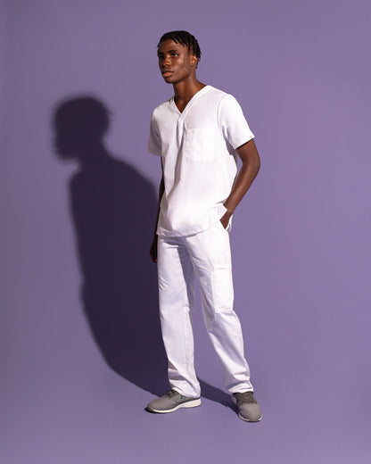 PANTALON HOMBRE BASICS BLANCO