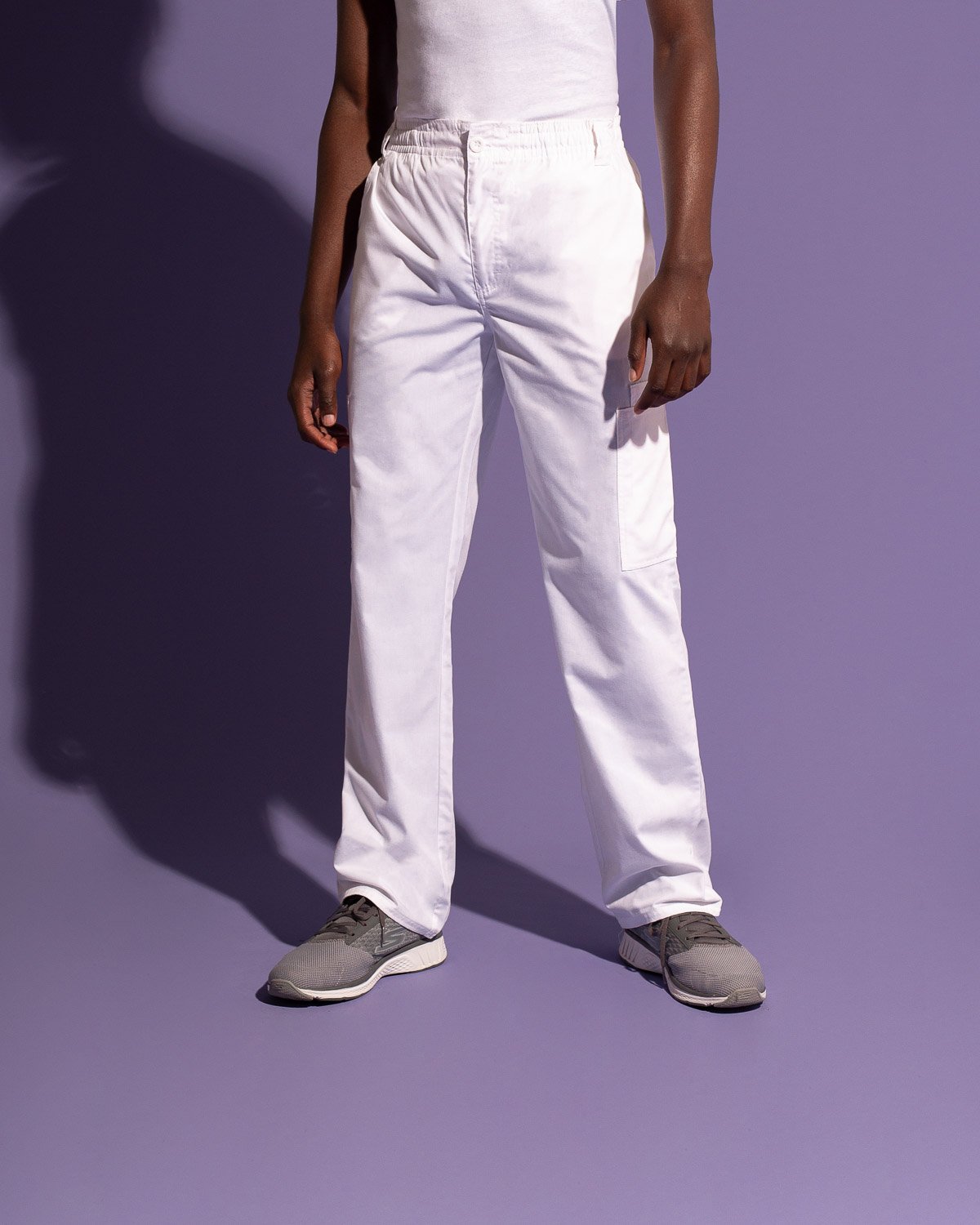 PANTALON HOMBRE BASICS BLANCO