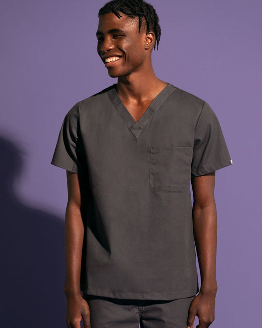 TOP HOMBRE BASICS GRIS